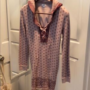 Free people hooded tunic